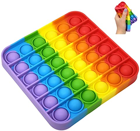 Rainbow Square (13cm) - Pop It