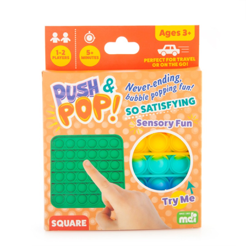 Square Rainbow Push & Pop - MDI