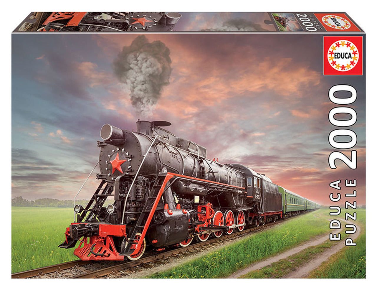 Steam Locomotive 2000Pc Educa
