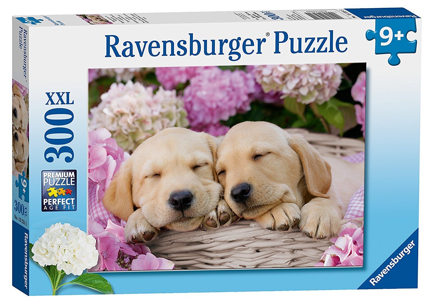 Sweet Dogs in a Basket Puzzle 300pc