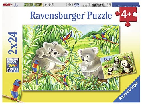 Sweet Koalas and Pandas Puzzle 2x24pc