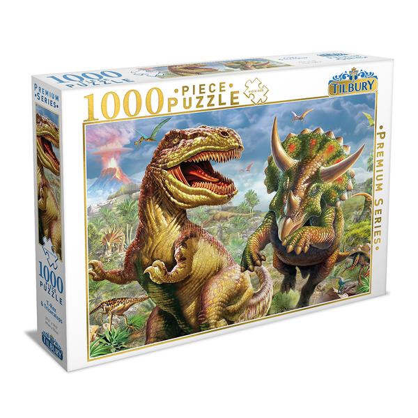 T-Rex & Triceratops - Tilbury 1000pce Puzzle