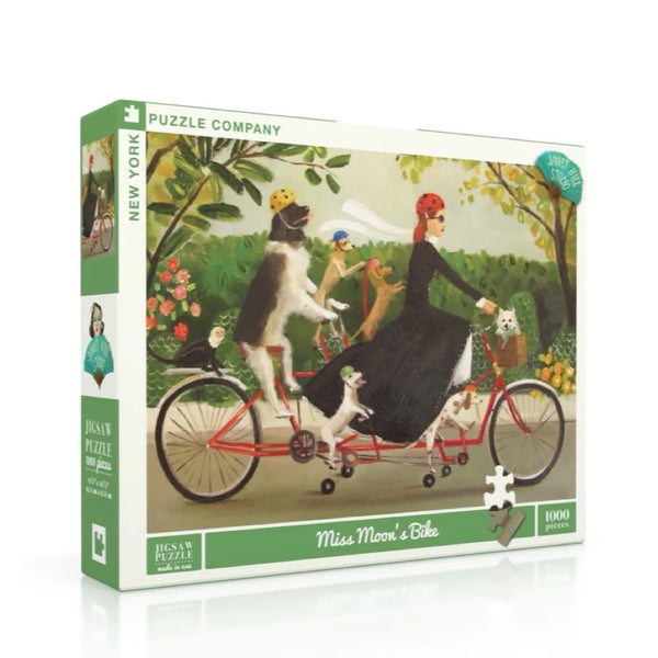 Miss Moons Bike 1000pc - Janet Hill