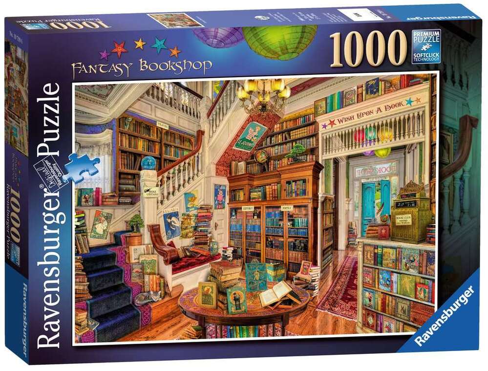 The Fantasy Bookshop Puzzle 1000pc