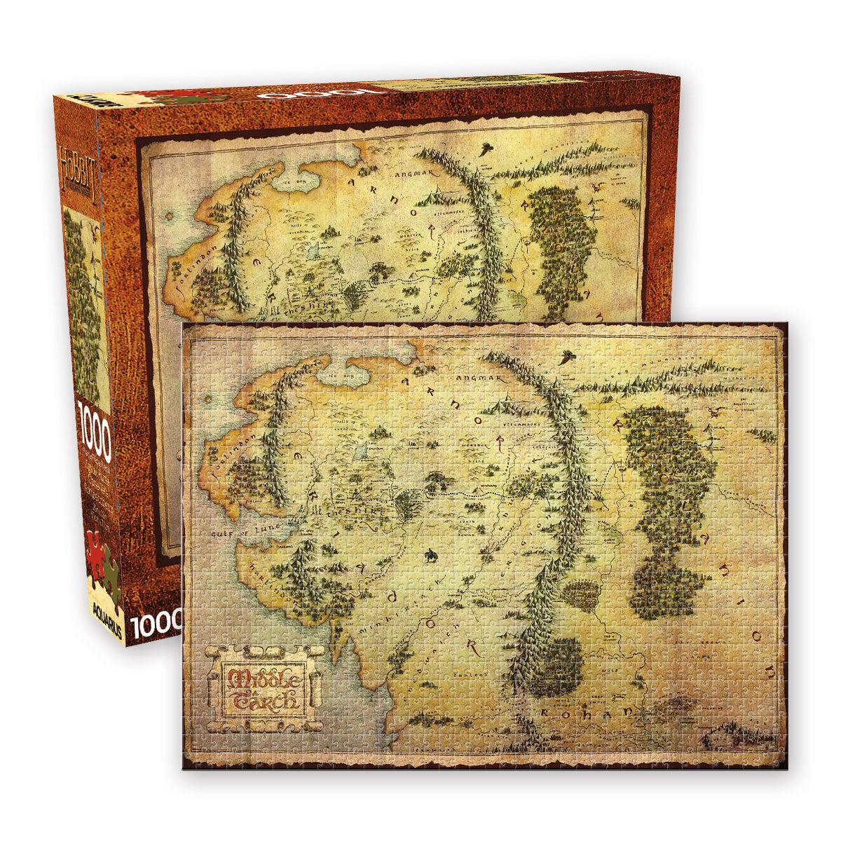 The Hobbit Map - 1000pc Jigsaw