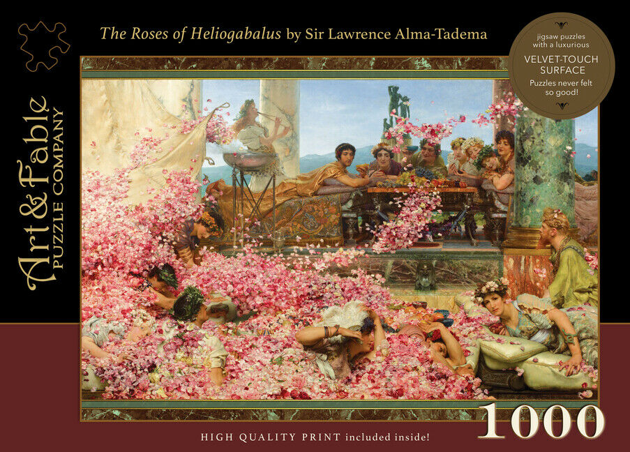 The Roses of Heliogabalus by Sir Lawrence Alma-Tadema 1000 Pc