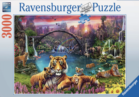 Tigers in Paradise Puzzle 3000pc