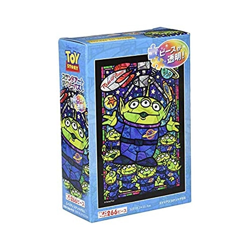 Toy Story Alien Stained Glass Puzzle 266 pieces - Tenyo Puzzle Disney