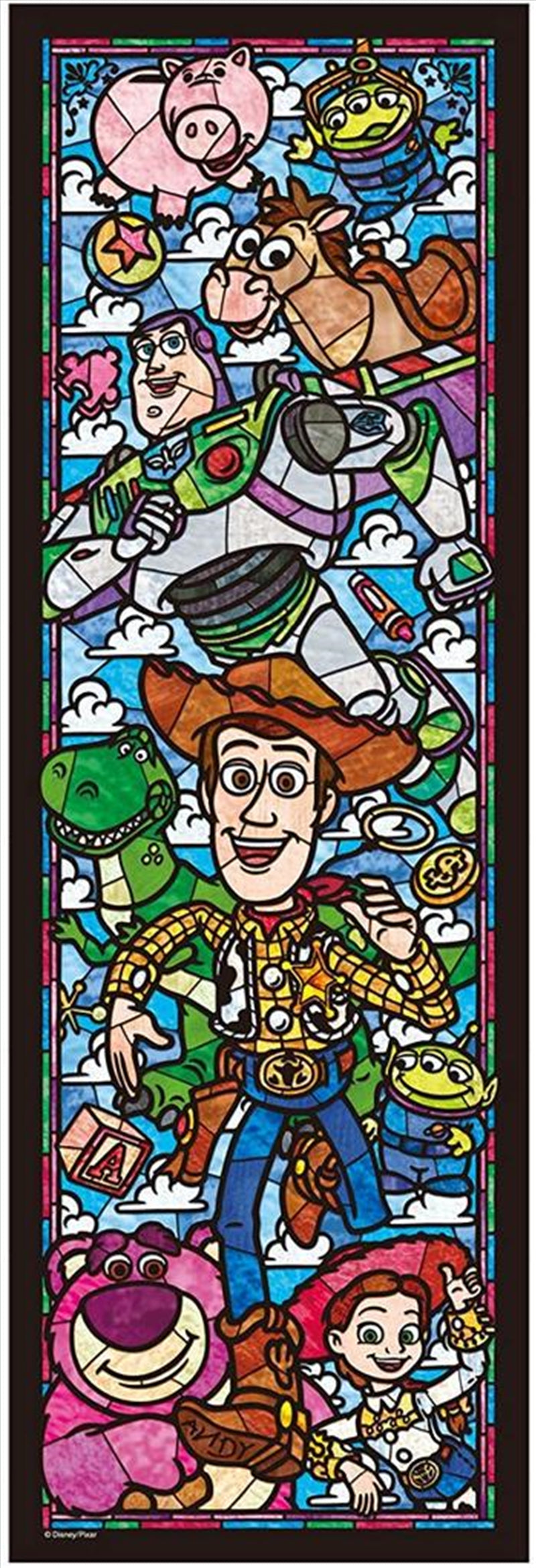 Toy Story Stained Glass Puzzle 456 pieces - Tenyo Puzzle Disney