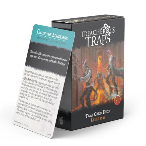 Treacherous Trap Deck CR13-16: D&D 5E