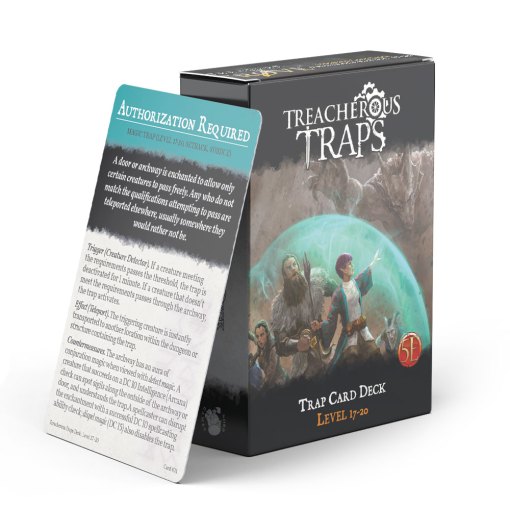 Treacherous Trap Deck CR17-20: D&D 5E