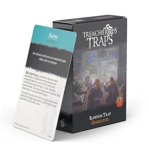 Random Trap Generator Deck: D&D5E