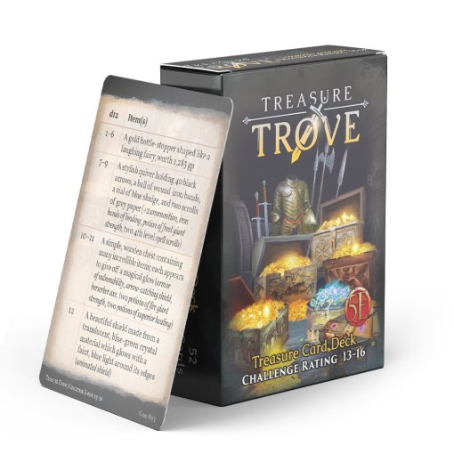 Treasure Trove Deck CR13-16: D&D 5E