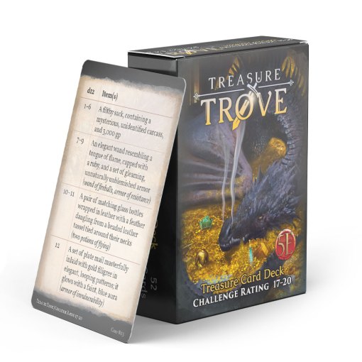 Treasure Trove Deck CR17-20: D&D 5E
