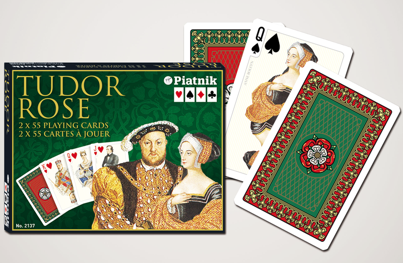 Tudor Rose - Piatnik Playing Cards Double Deck