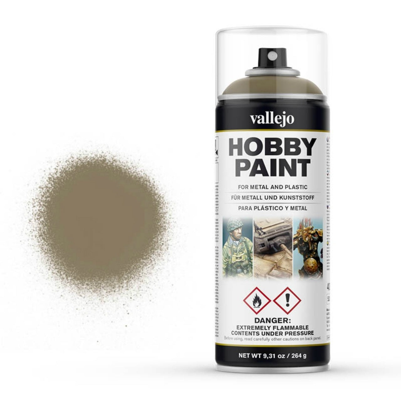 US Khaki - Aerosol (400ml) - Vallejo