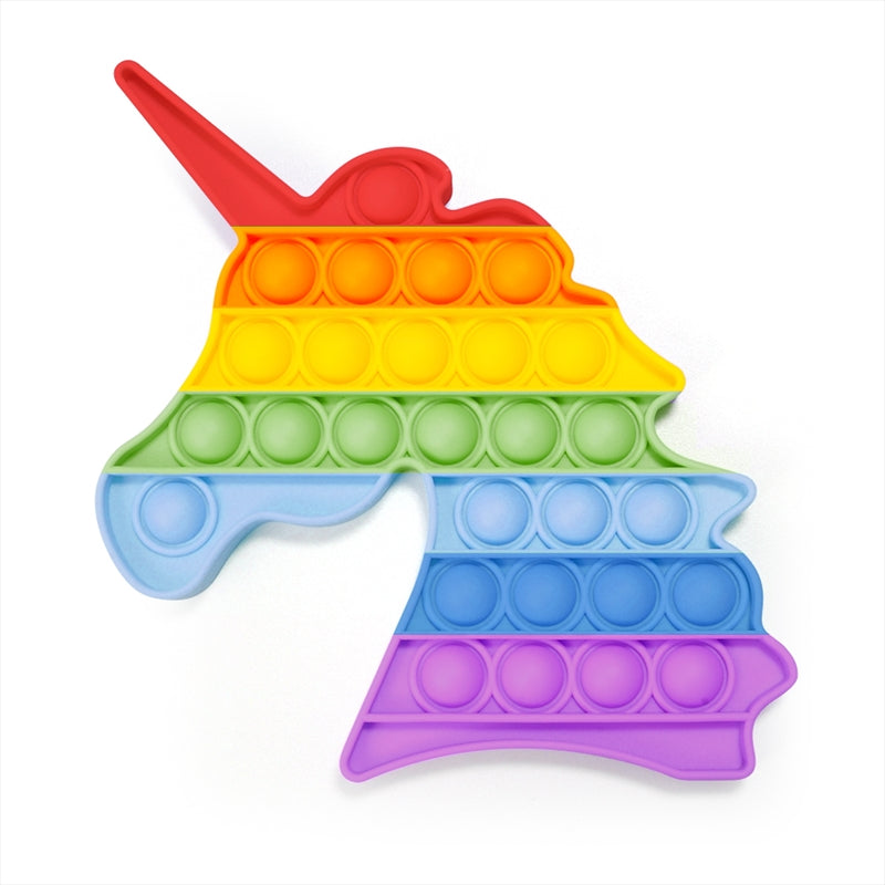 Rainbow Unicorn (13cm)- Pop It