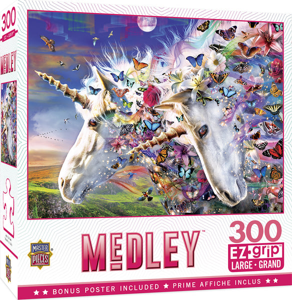 Unicorns & Butterflies 300XL pieces Masterpieces Puzzle