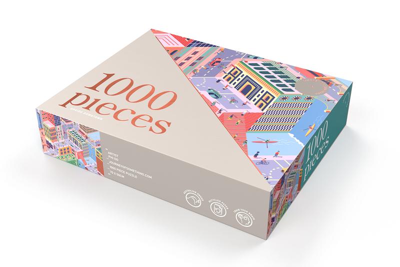 Upside Downtown - 1000 Piece Puzzle