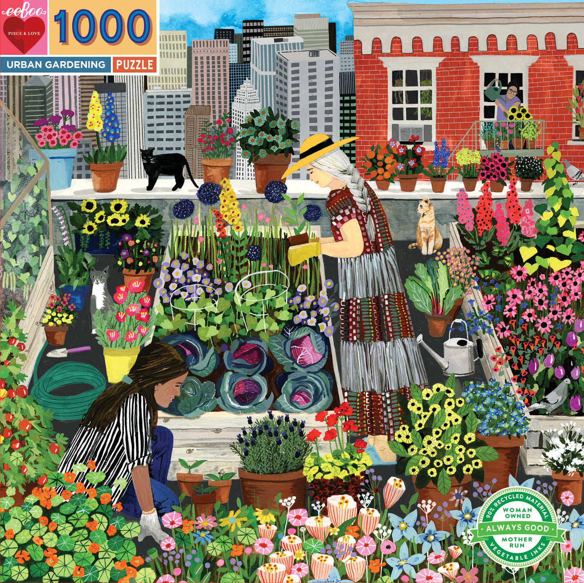Urban Garden - 1000pc eeBoo