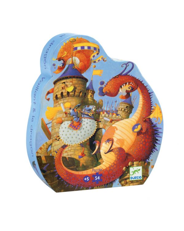 Vaillant And The Dragon 54pc Silhouette Puzzle