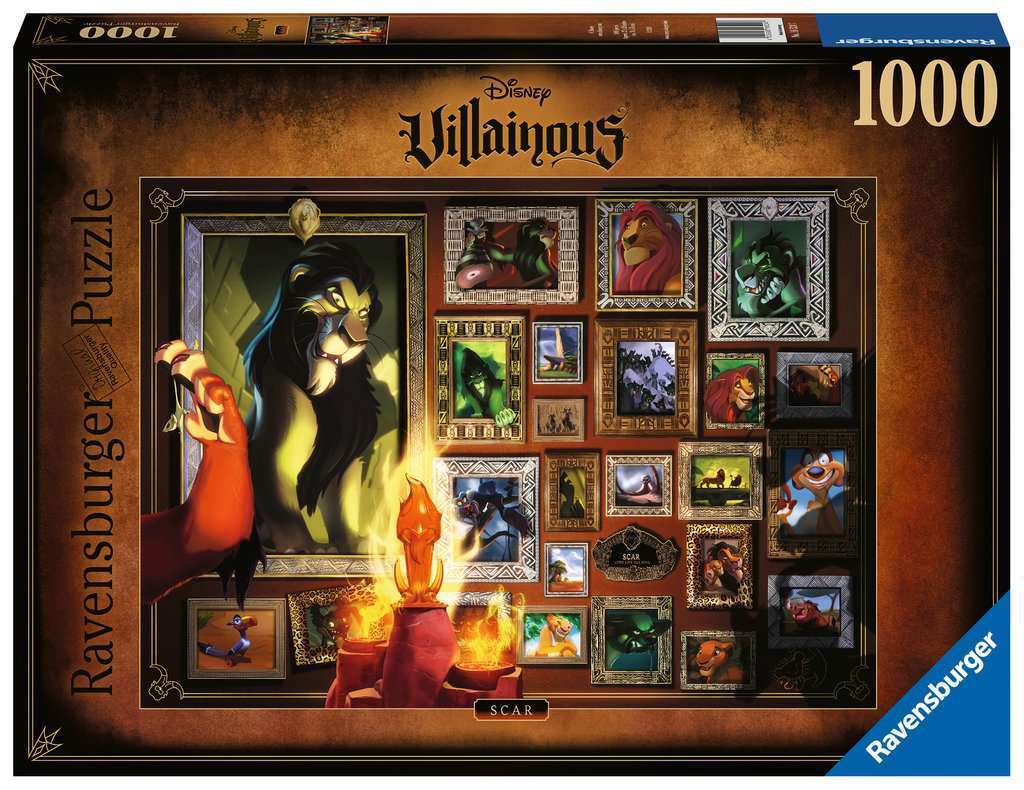 Villainous Scar Puzzle 1000p - Ravensburger