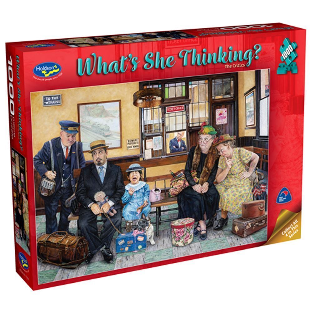 Whats She Thinking: The Critics 1000pc HOLDSONS