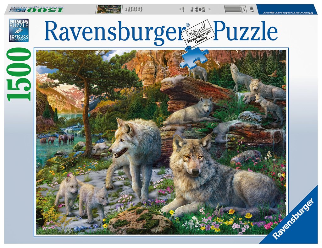 Wolves in Spring Puzzle 1500pc