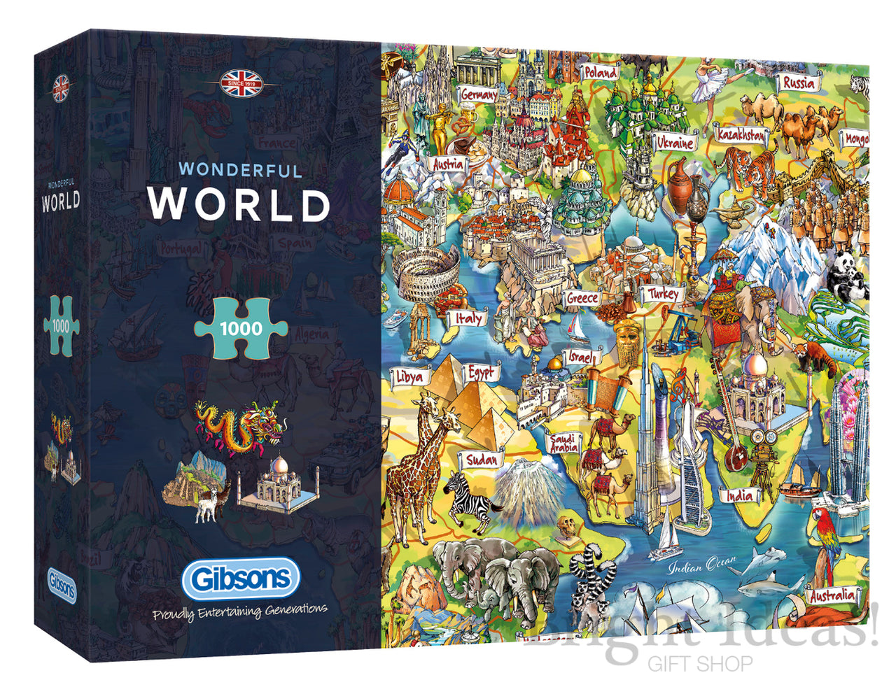 Wonderful World 1000pc - Gibsons