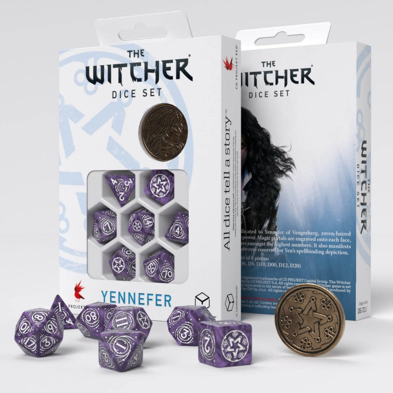 Yennefer Lilac and Goosberries - The Witcher Dice Set