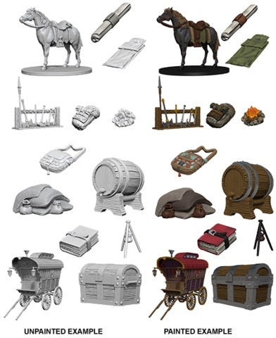 Adventurers Campsite - D&D Nolzurs Marvelous Unpainted Miniatures