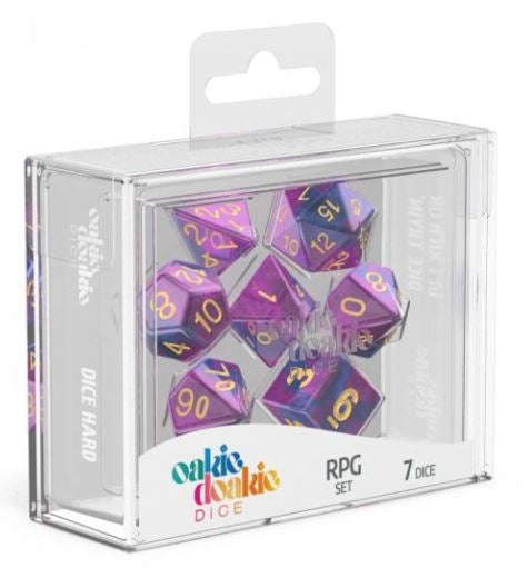 Amethyst (7) - GemiDice - Oakie Doakie Dice RPG Set