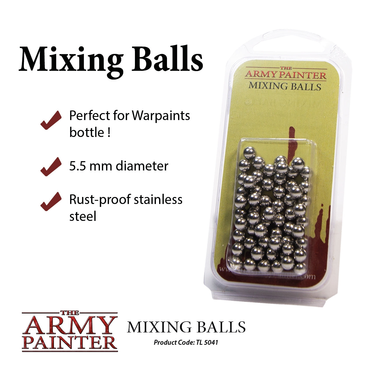 Paint Mixing Balls (SS)- Army Painter