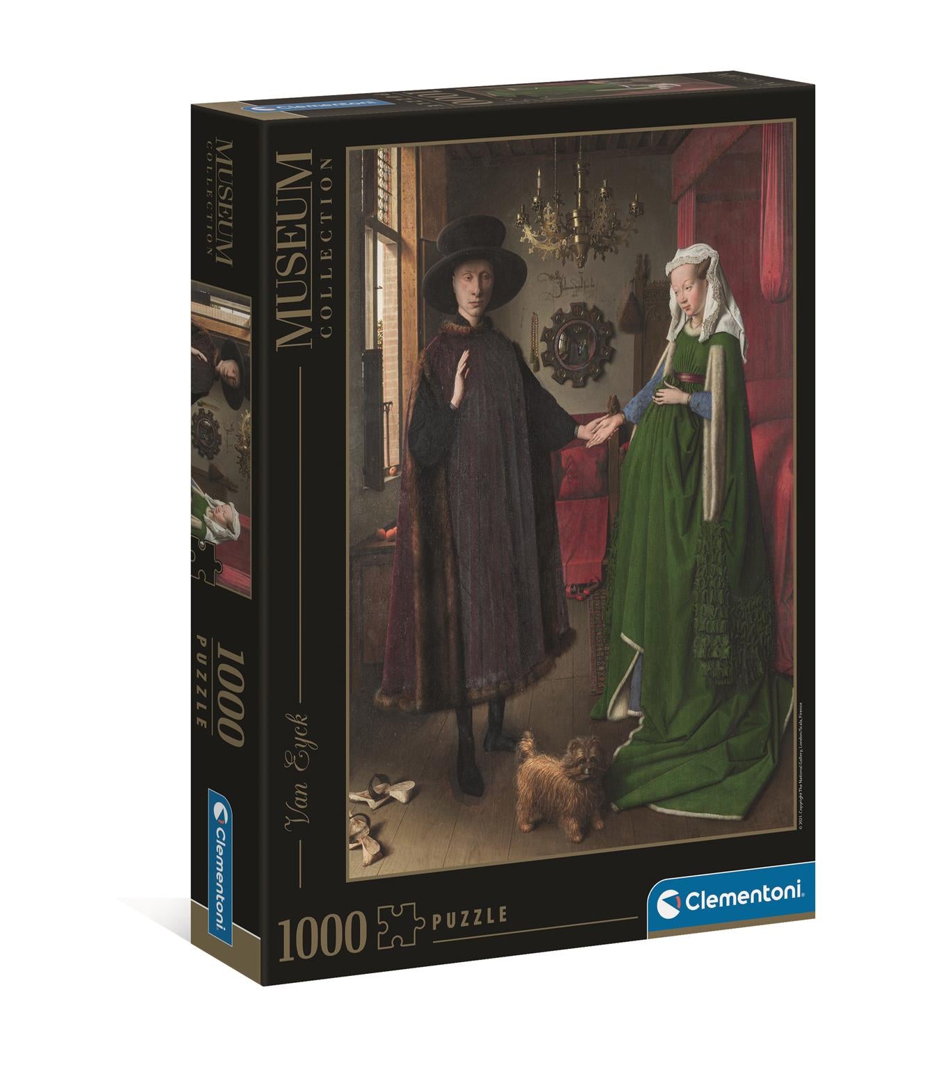 Clementoni 1000pce Museum - Van Eyck - Arnolfini Portrait