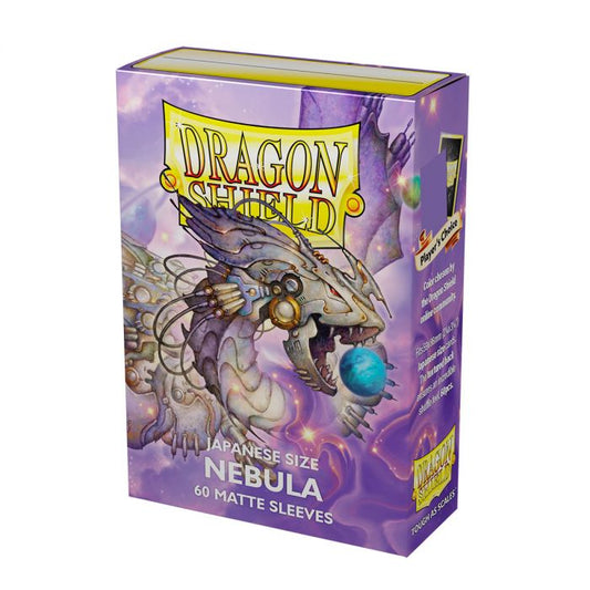 Japanese Nebula Purple MATTE Sleeves - Dragon Shield - Box 60