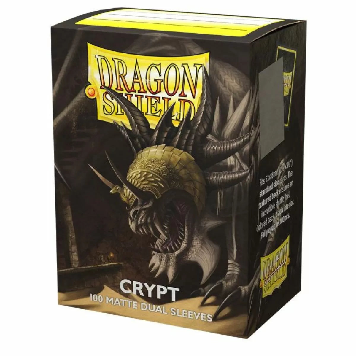 63x88 Crypt Neonen Dual Matte Sleeves - Dragon Shield - Box 100