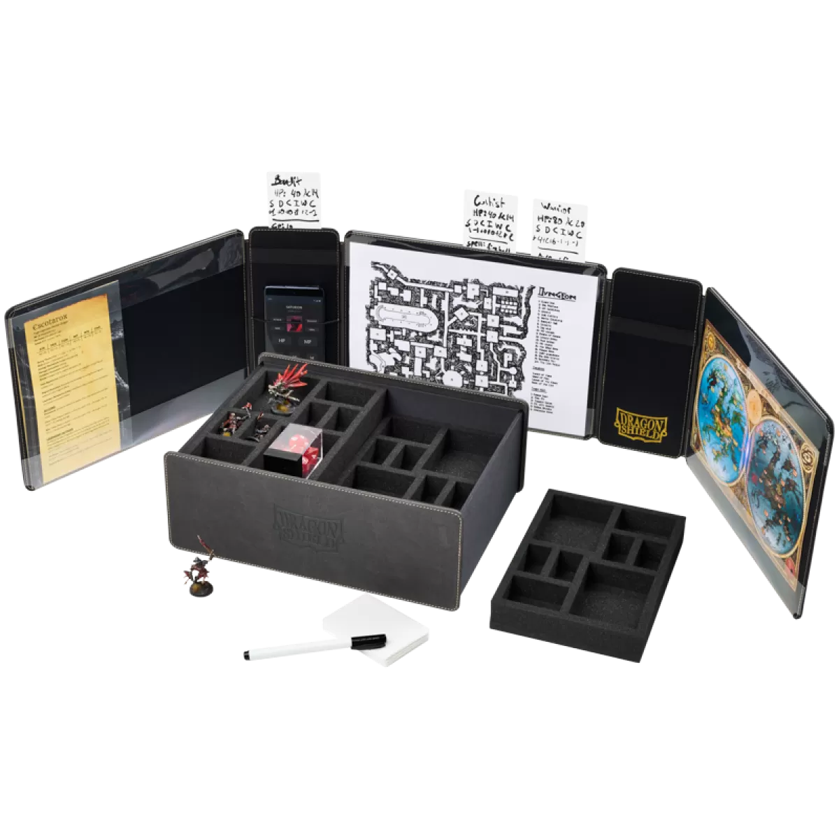 Dragon Shield Iron Grey Roleplaying Game Master Companion