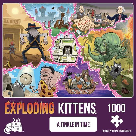 A Tinkle in Time - Exploding Kittens Puzzle 1000pc