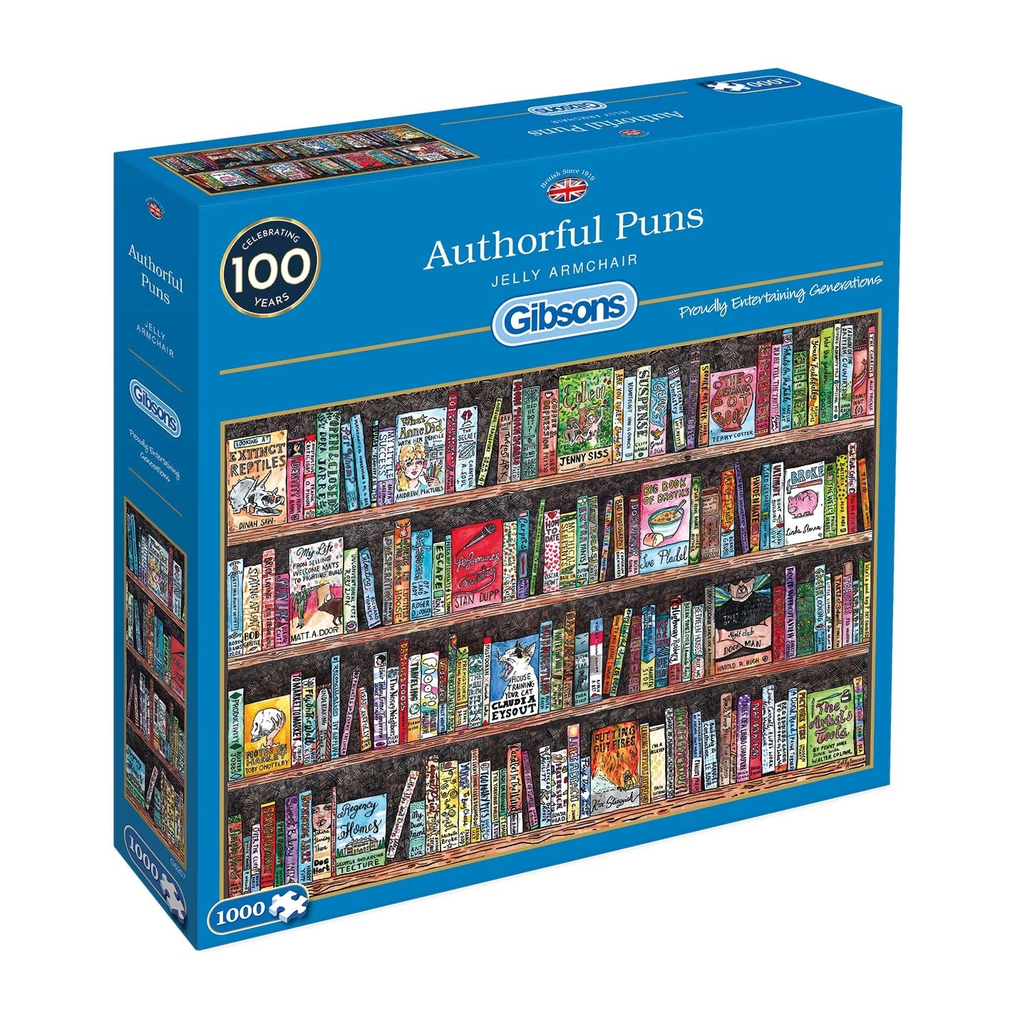 Authorful Puns 1000pc - Gibsons