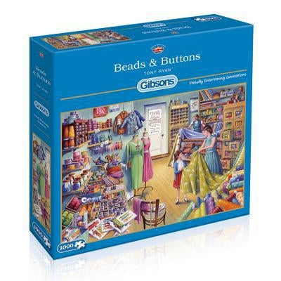 Beads & Buttons 1000pc - Gibsons