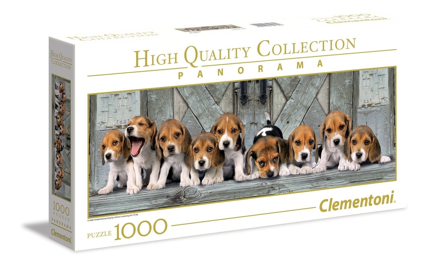 PANORAMA BEAGLES - Clementoni - 1000p