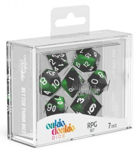 Biohazard (7) - Glow in the Dark - Oakie Doakie Dice RPG Set
