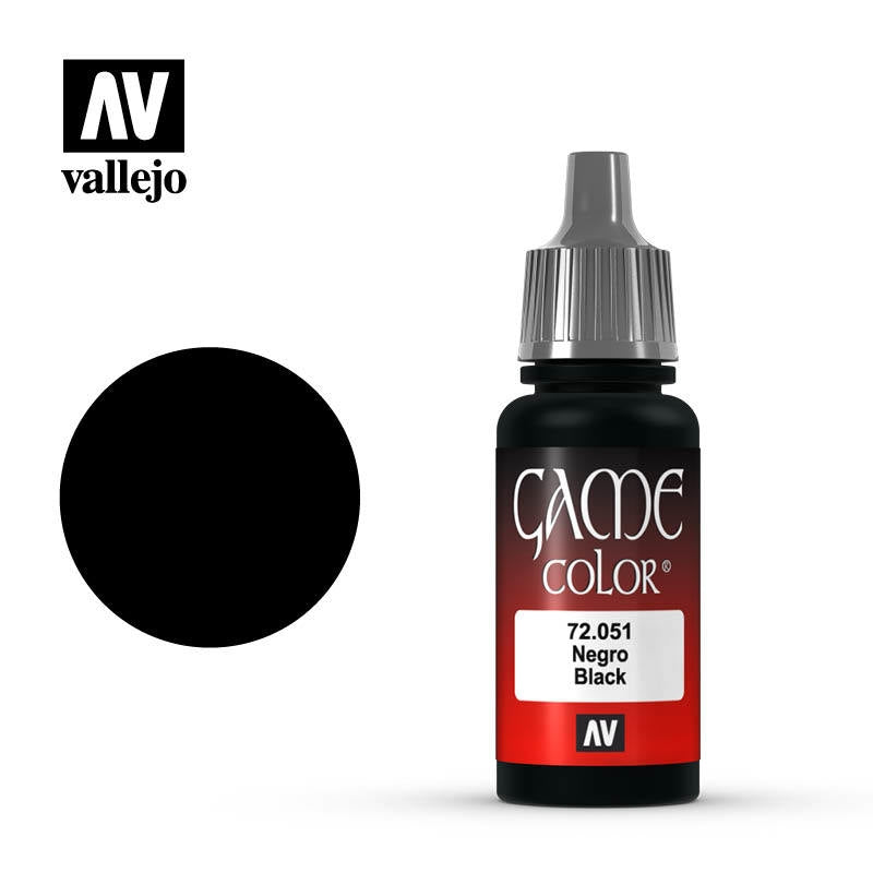 Black 18 ml Vallejo Game Colour