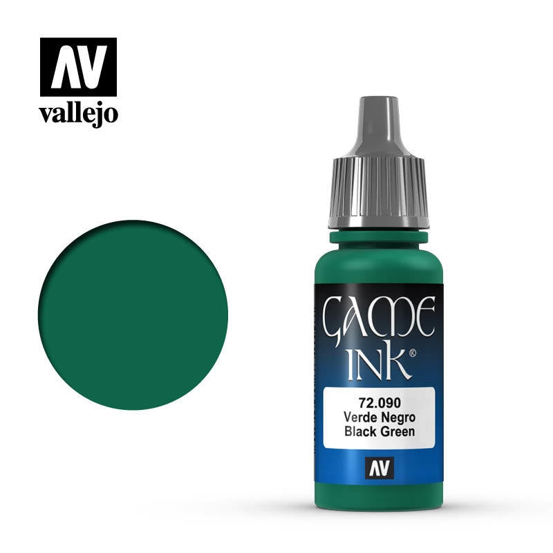 Black Green 18 ml Vallejo Game Ink