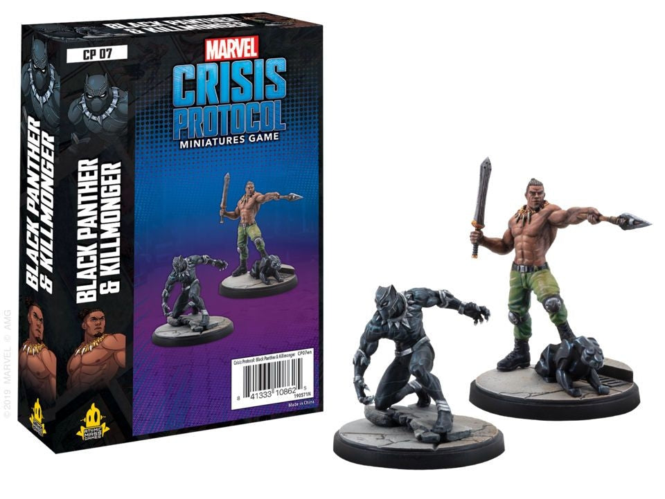 Black Panther And Killmonger Expansion - Marvel Crisis Protocol Miniatures Game