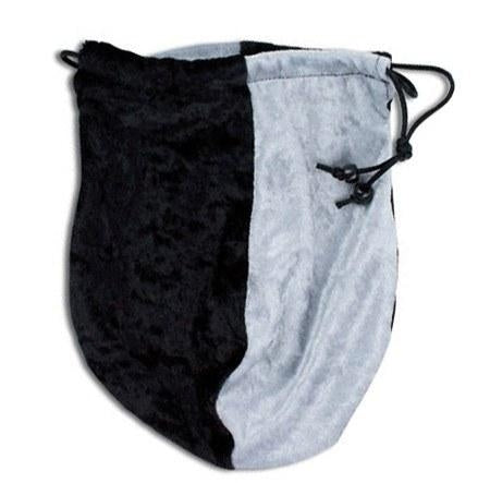 Black & Silver - Dice Bag Velvet