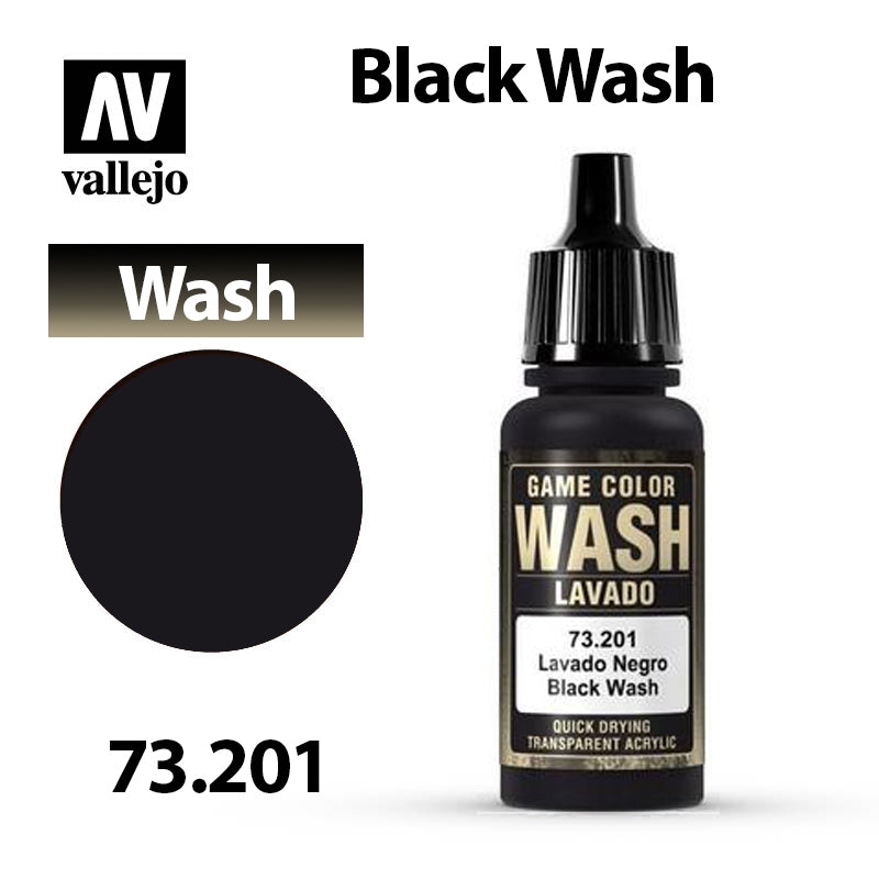 Black Wash 18 ml Vallejo Game Colour