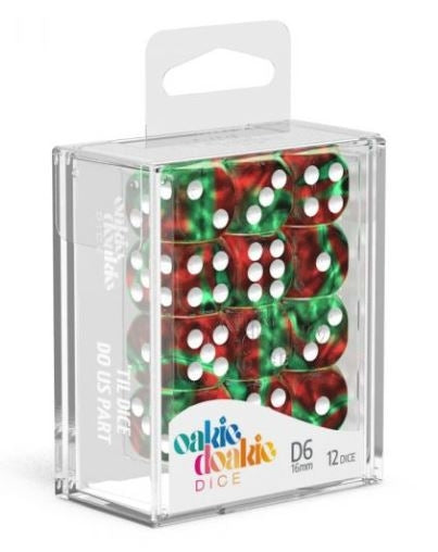Bloody jungle - Oakie Doakie Dice D6 16mm 12 Set