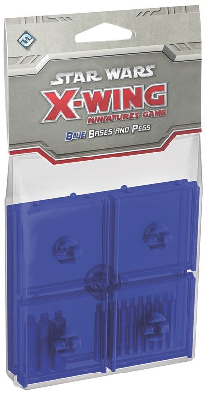 Blue Bases and Pegs - Star Wars X-wing