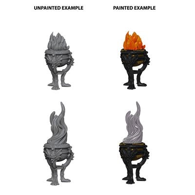 Braziers - WizKids Deep Cuts Unpainted Miniatures